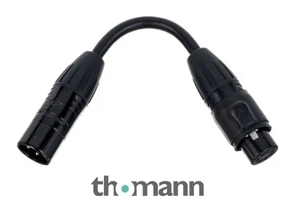 ADJ DMX 3-pin F to 5-pin M IP65