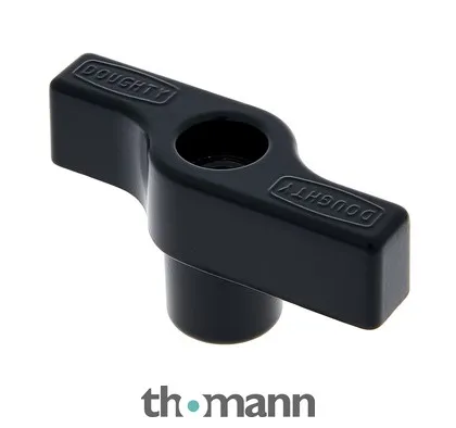 Doughty Knob M12 Hand Screw Black