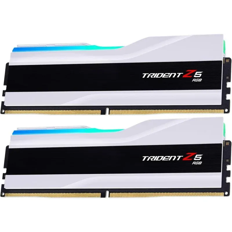 G.Skill Trident Z5 RGB Branco Mate DDR5 6400MHz 64GB 2x32GB CL32