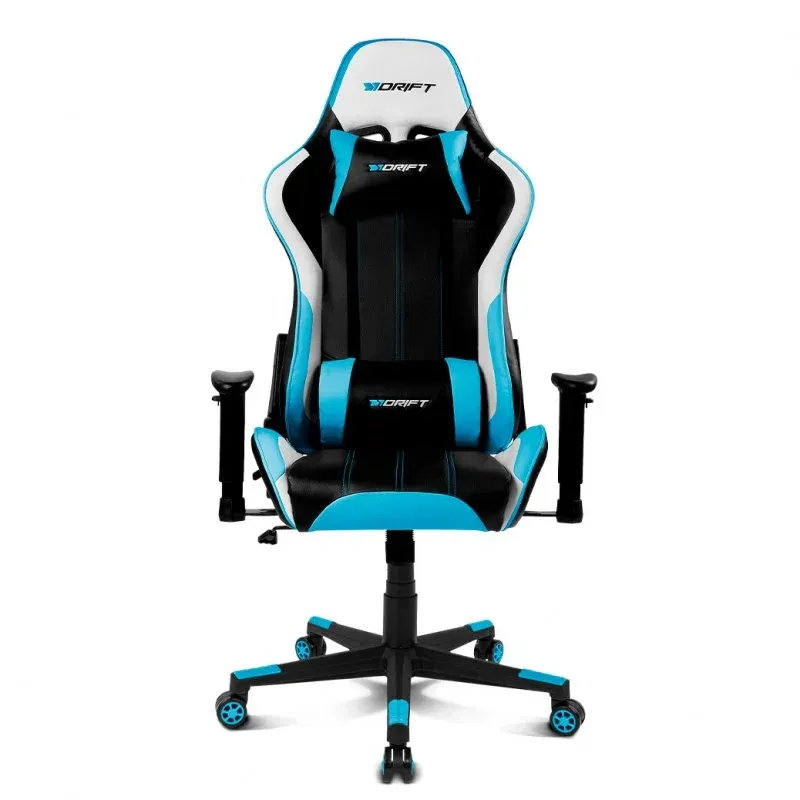 Cadeira Gaming DRIFT DR175 Preta/Branca/Azul