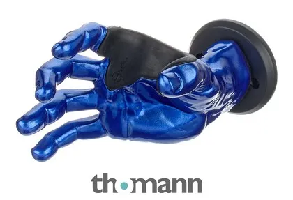 GuitarGrip Male Hand Blue Metallic Right