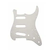 Pickguard Fender Strat 11 Hole S/S/S Configuration Gold Anodized