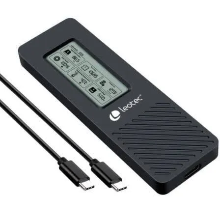 Caixa Externa M.2 NVMe com Painel Leotec