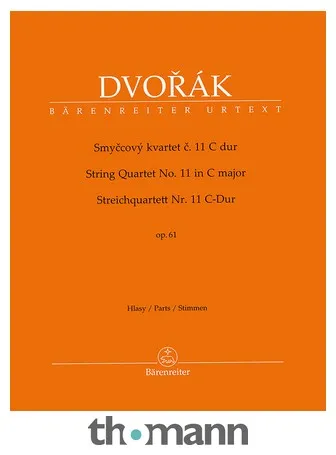 Bärenreiter Dvorák Streichquartett Nr. 11