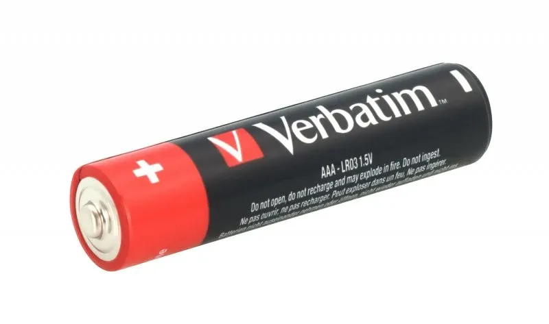 VERBATIM PILHAS ALCALINAS AAA LR03 1.5V PACK 10