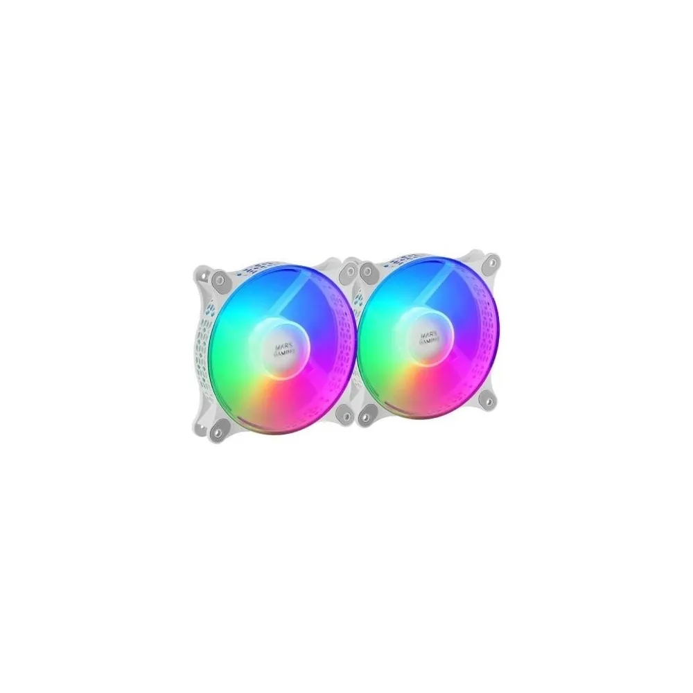 Aerocool Ventilador MF-DUOW FRGB 120 mm 2 unidades