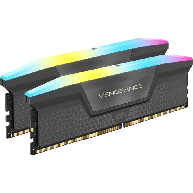 Corsair Kit 32GB (2 x 16GB) DDR5 6400MHz Vengeance RGB Black CL36 (AMD Expo/Intel XMP)