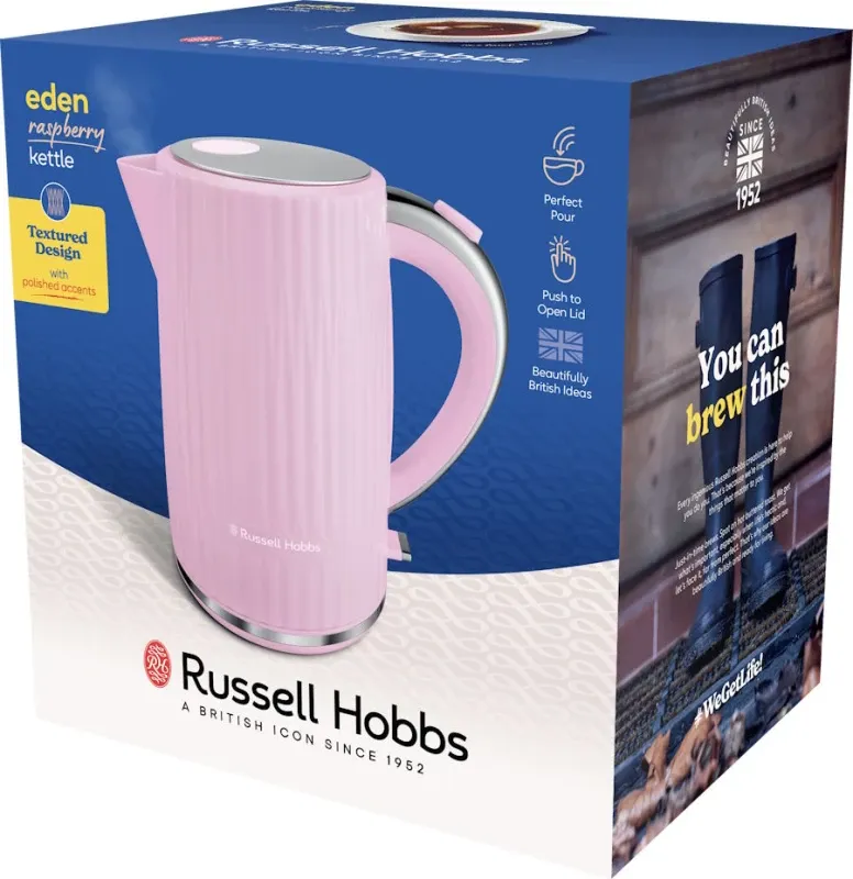 Jarro Elétrico Russell Hobbs Eden Raspberry - 27362-70