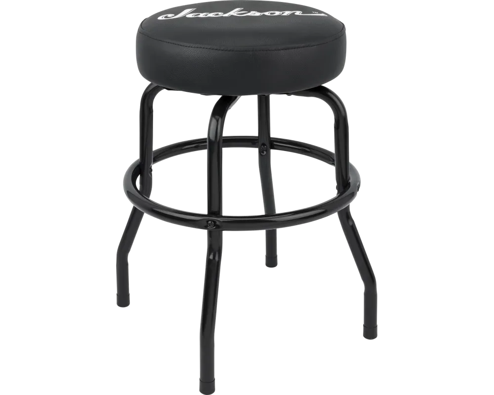 Jackson Logo Barstool , Black 24 inch