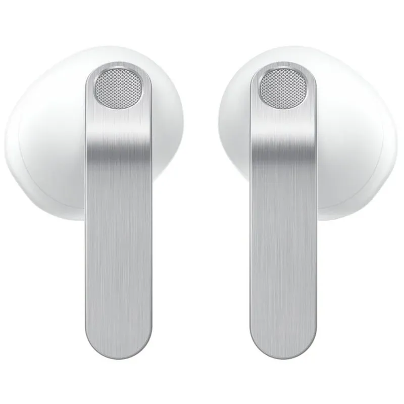 Auriculares Samsung Galaxy Buds4 sem fios Bluetooth com Cancelamento Ativo de Ruído, Microfone e Áudio 360°, branco