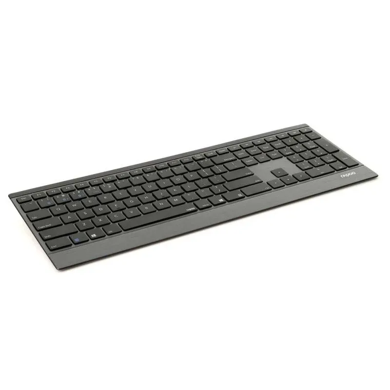 Teclado Rapoo E9500M sem fios e com fios USB Bluetooth QWERTY com teclado numérico