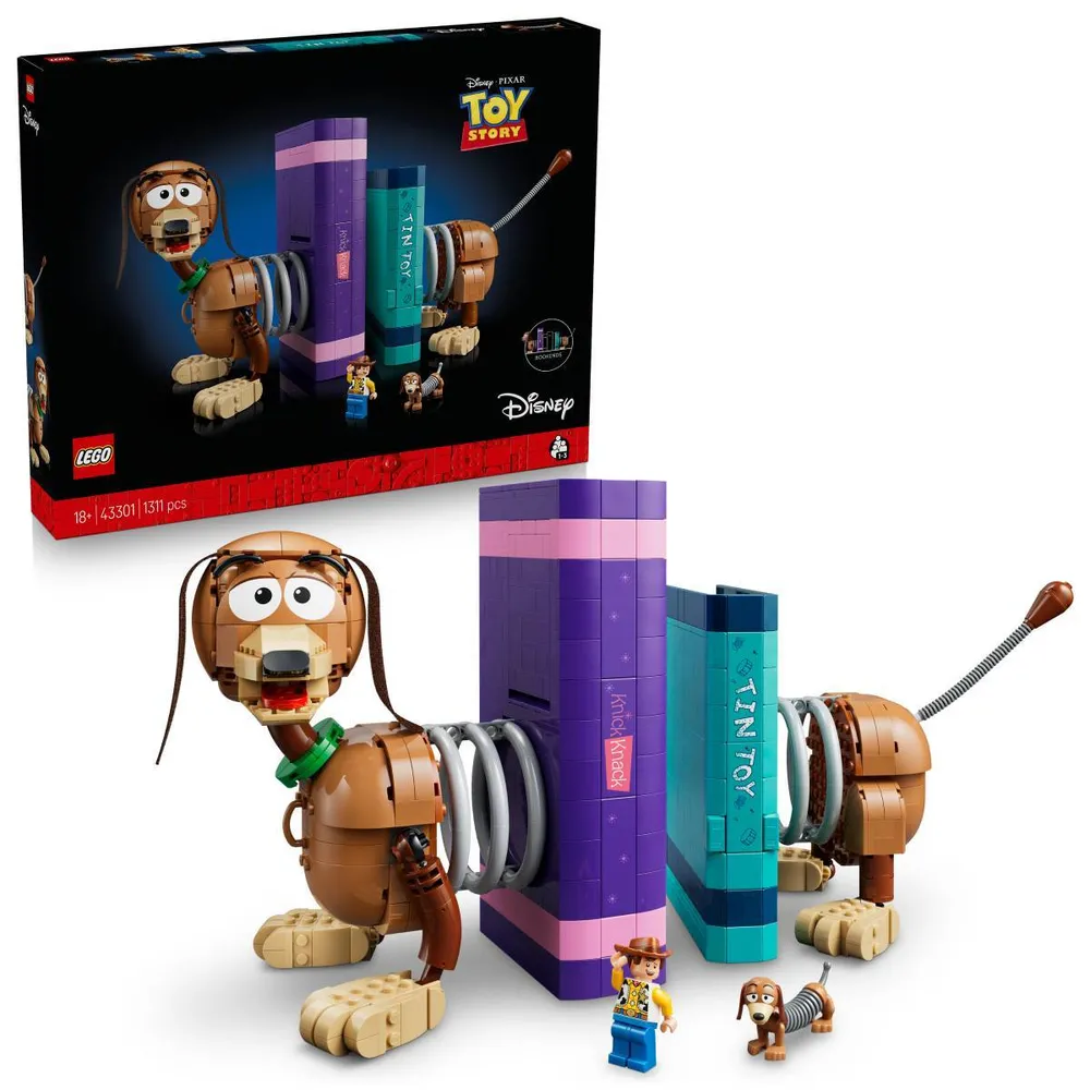 LEGO Disney Pixar: Suporte de Livros do Slink de Toy Story | Idades 18+ | 1311 Peças | Item 43301