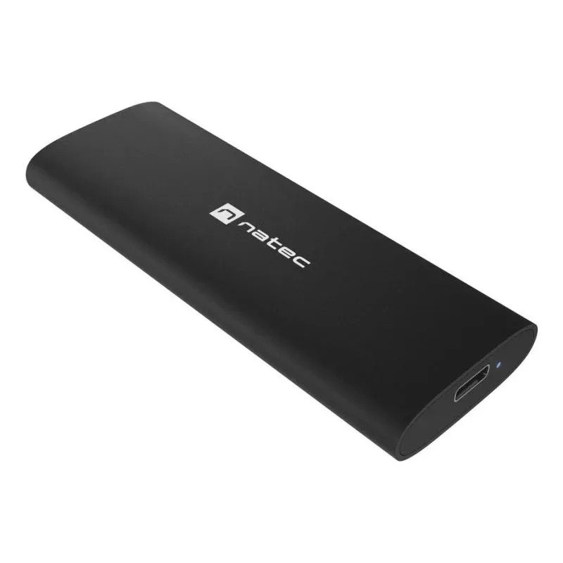 Natec NKZ-2286 Caixa Externa para SSD M.2 USB-C 10 Gbit/s Alumínio e Plástico Preta