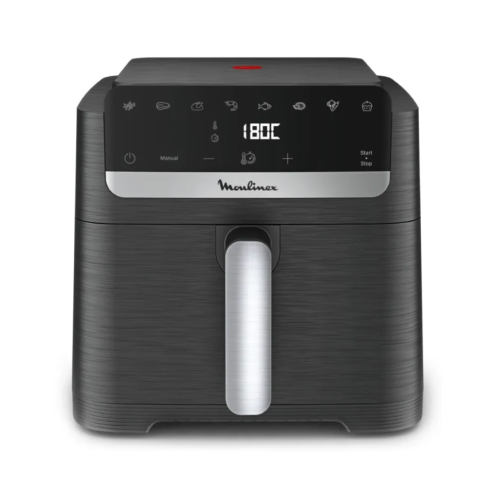Fritadeira AirFryer Moulinex Easy Fry Mega Compact 7.5L 2020W Preto - EZ8618F0