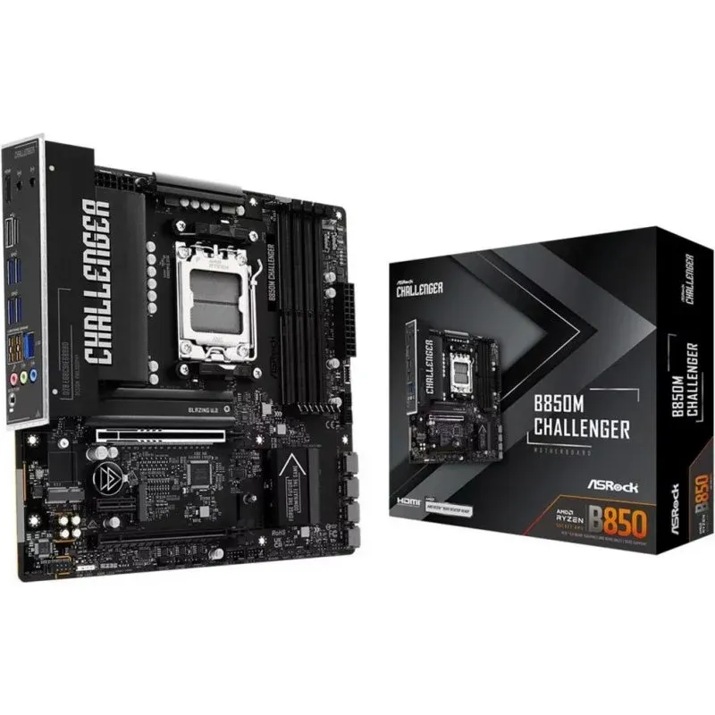 Motherboard AsRock AMD B850 AM5 DDR5 ATX HDMI 7.1 RJ45 2.5Gb PCIe 5.0 USB-C