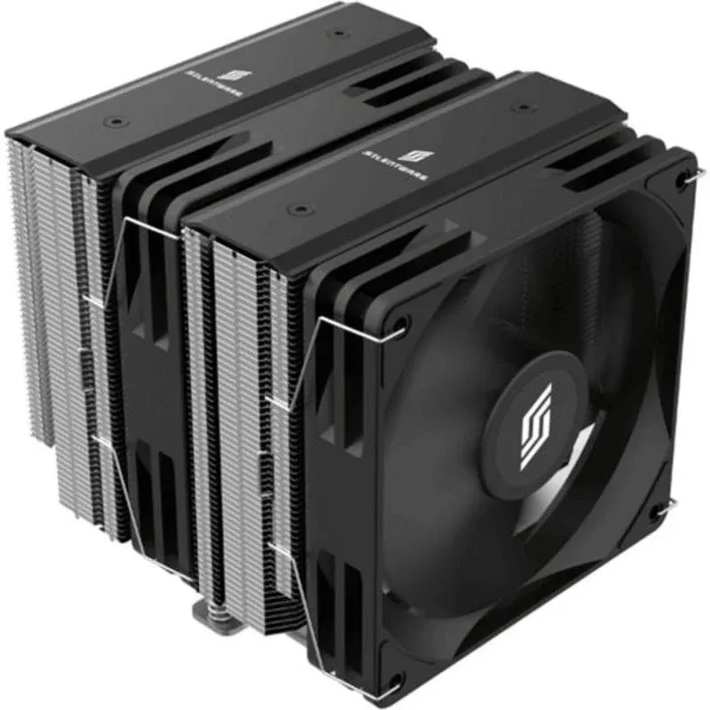 Cooler CPU Refrigeração Ar Silentware Socket Intel AMD Torre Dupla Titan Performance