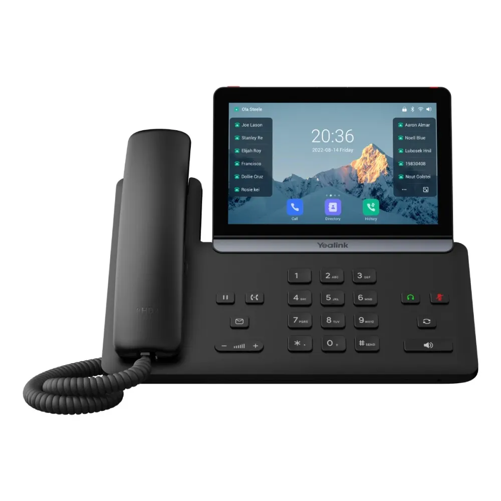 Telefone IP Yealink SIP-T88W PoE Preto
