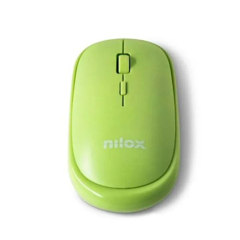 Rato Nilox Sem Fios USB-A 1600 DPI Verde Recargável 3 Botões Óptico