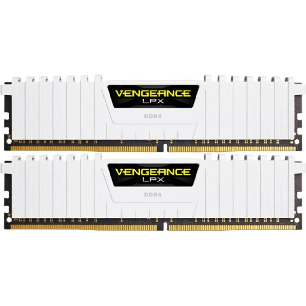 Memória RAM Corsair Vengeance LPX DDR4 3200MHz PC4-25600 16GB 2x8GB CL16 Brancas