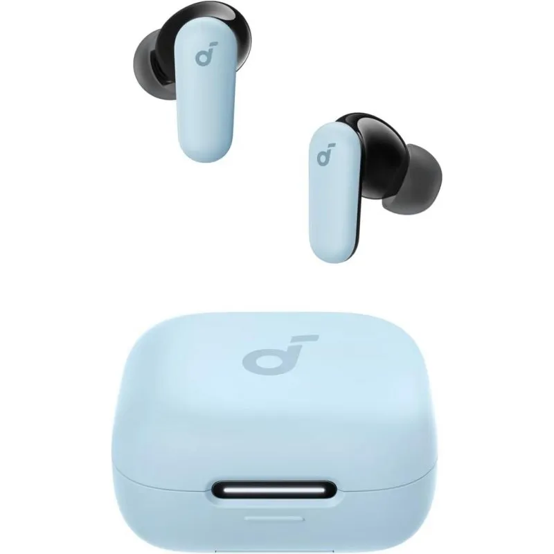Anker P30i Auriculares Sem Fios Bluetooth com Cancelamento Ativo de Ruído, Microfone e IP54 Azul Claro