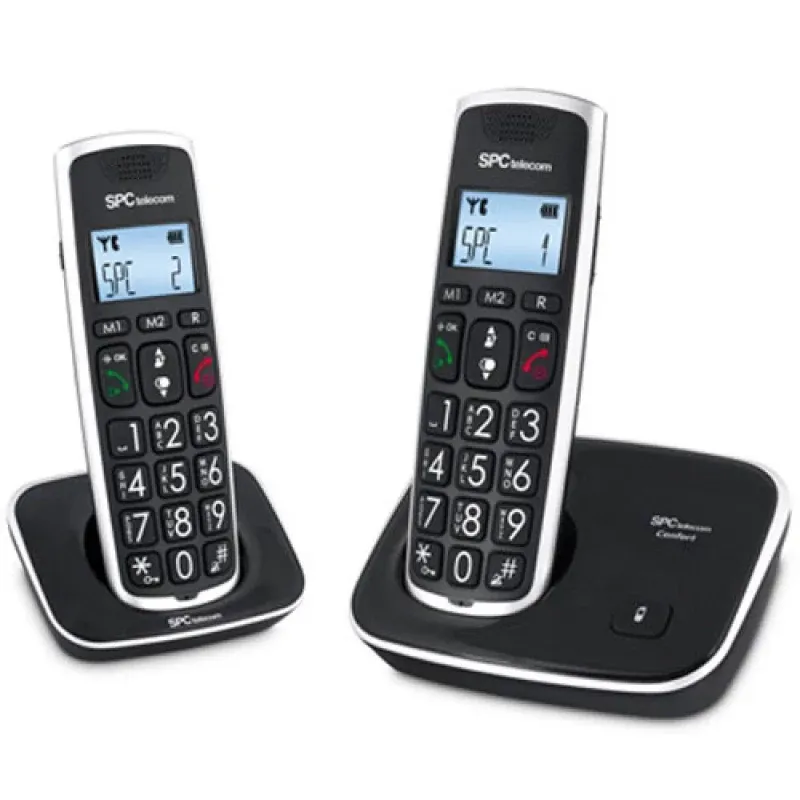 TELEFONE SPC COMFORT KAISER DUO PRETO