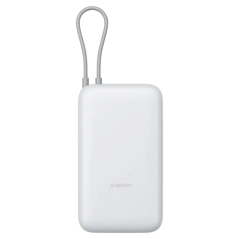 Powerbank Xiaomi 20000mAh 22.5W c/ Cabo Integrado Cinzenta