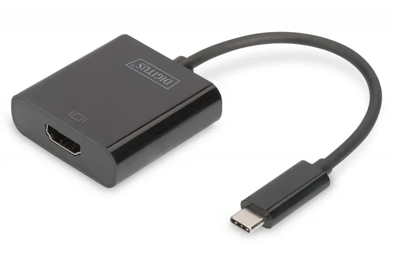 DIGITUS USB TYPE-C TO HDMI ADAPTER 4K/30HZ BLACK