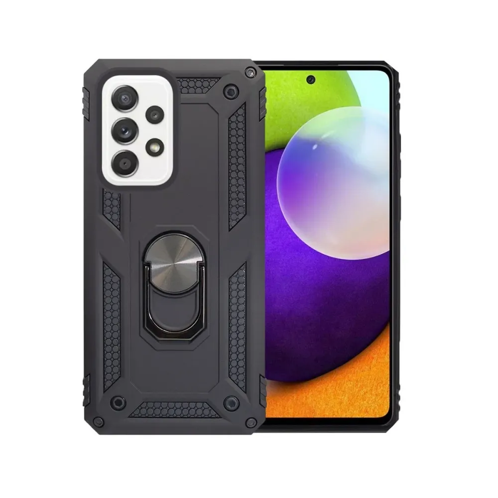 Capa Proteção Samsung Galaxy A53 5G com anel Preta