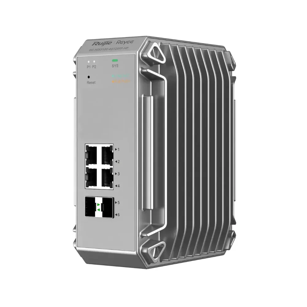 Switch Industrial Reyee PoE Cloud Layer2 4x Gigabit PoE+ 2x Gigabit SFP