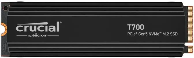 SSD Crucial T700 HS 2TB Gen5 M.2 NVMe 2280 (12400/11800MB/s)