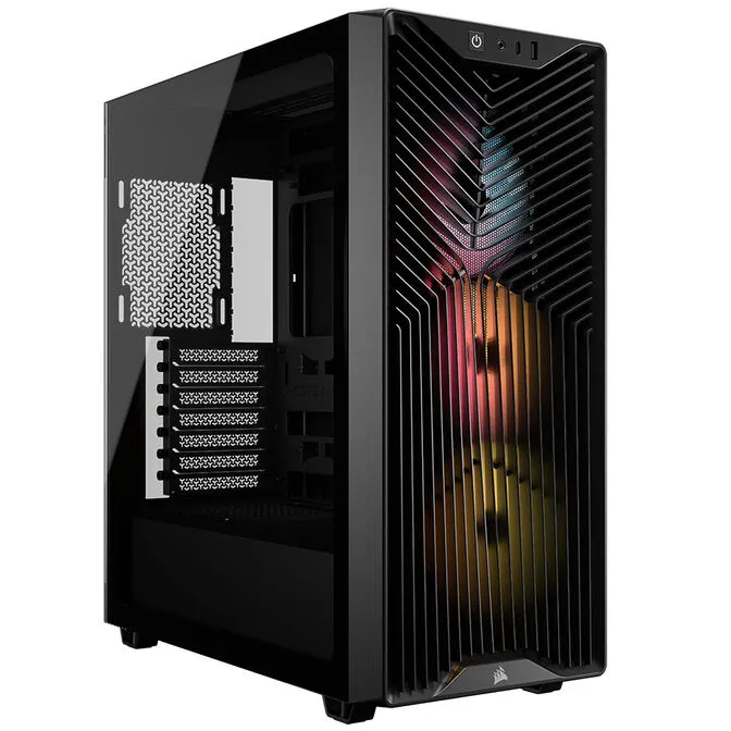 Caixa ATX Corsair 3200D RS ARGB Perfomance Preta Vidro Temperado
