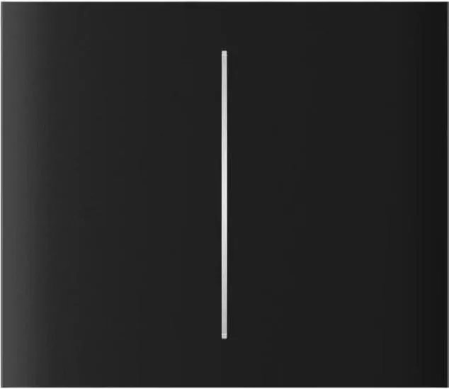 Painel Táctil Central Ajax para Interruptor de Luz Dupla CenterButton Preto - AJ-CENTERBUTTON-2G-B-VERT