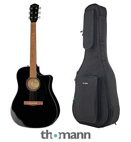Fender CD-60SCE Blk WN w/Bag