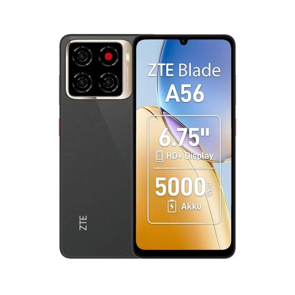 ZTE Blade A56 64GB/4GB Dual SIM Preto