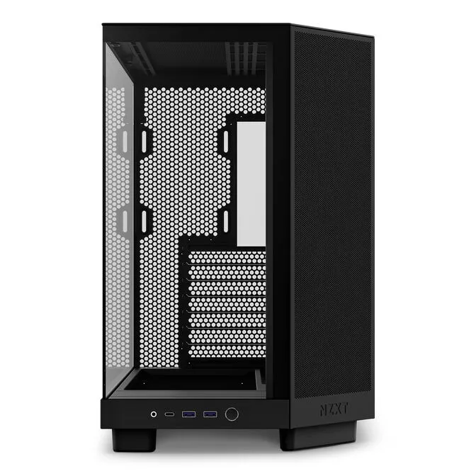 Caixa ATX NZXT H6 Flow Preta Vidro Temperado