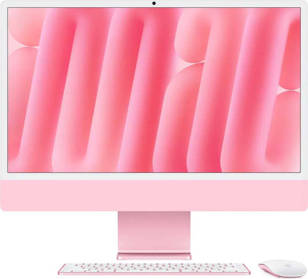 iMac APPLE CTO Rosa (24" - Apple M4 - RAM: 24 GB - 1 TB SSD - Teclado Inglês Internacional)