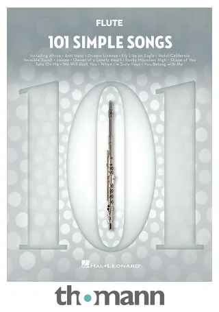 Hal Leonard 101 Simple Songs Flute
