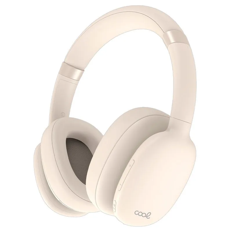 Cool Roller Auscultadores Stereo Sem Fios Bluetooth Bege