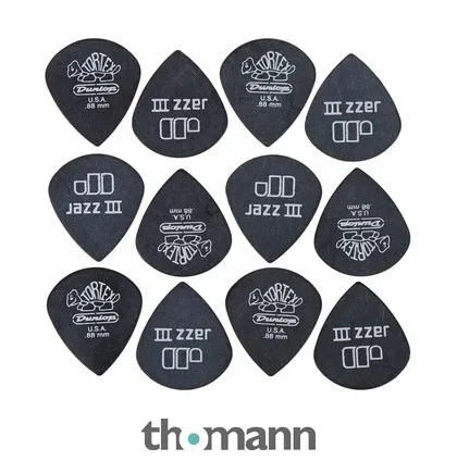 Dunlop Tortex Black Jazz 88