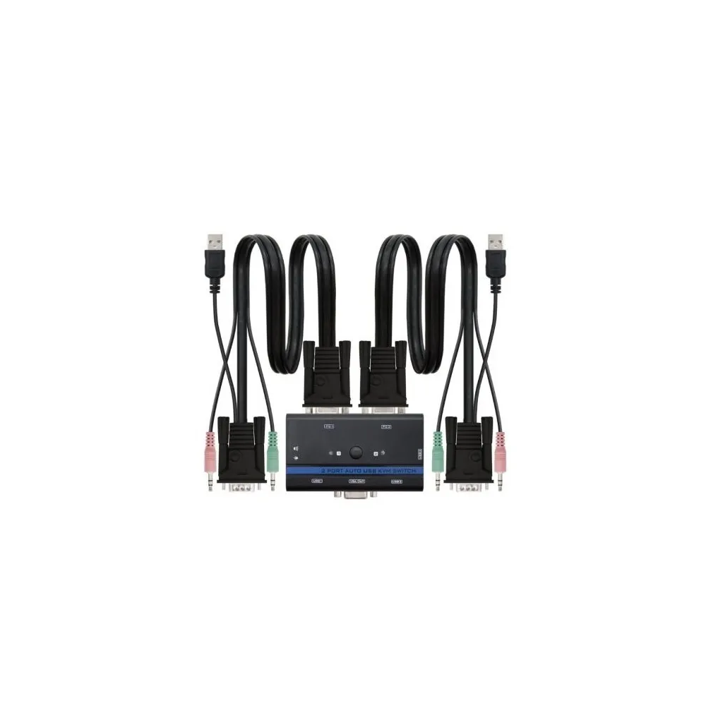 Nanocable Comutador KVM VGA/USB