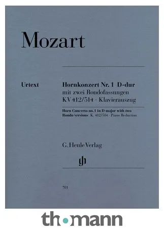 Henle Verlag Mozart Hornkonzert Nr. 1