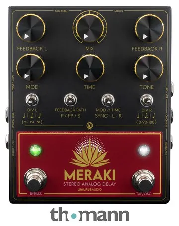 Walrus Audio Meraki Red Stereo Delay