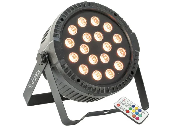Ibiza Projector c/ 18 Leds 1W RGB DMX