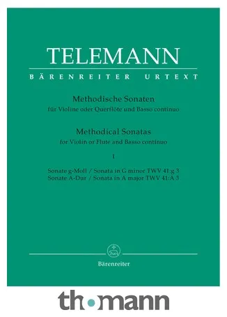 Bärenreiter Telemann Methodische Sonaten 1