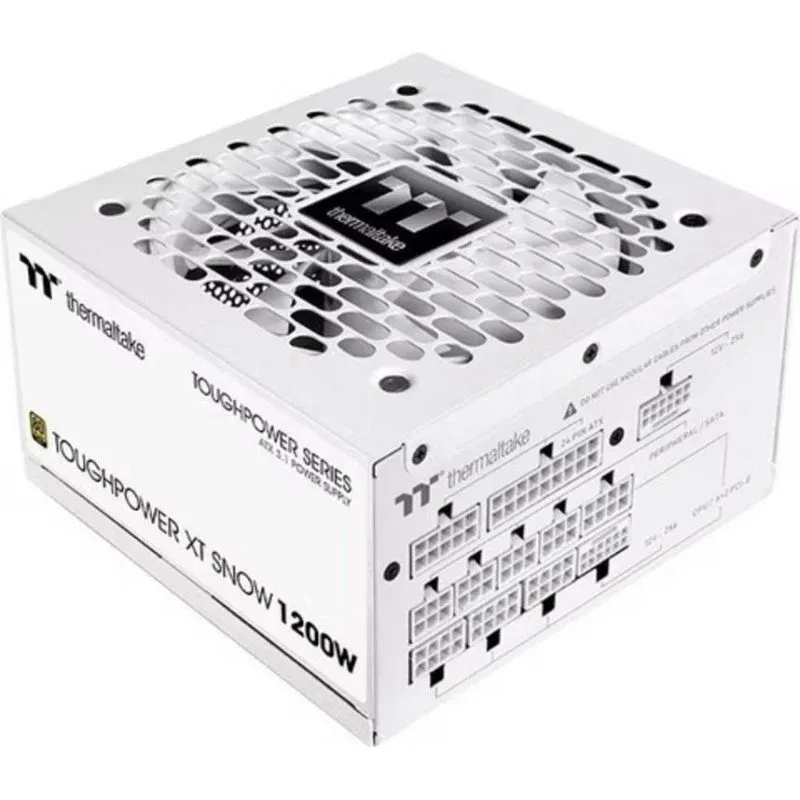 Fonte Alimentação Fonte de Alimentação Thermaltake Toughpower XT 1200W 80+ Gold modular branca