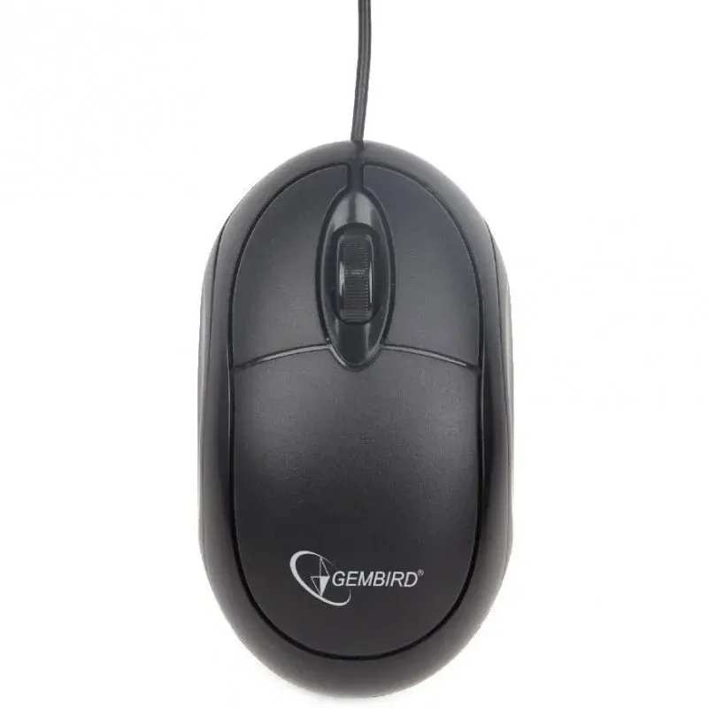 Gembird MUS-U-01 Rato Ótico Ambidestro 1000DPI Preto