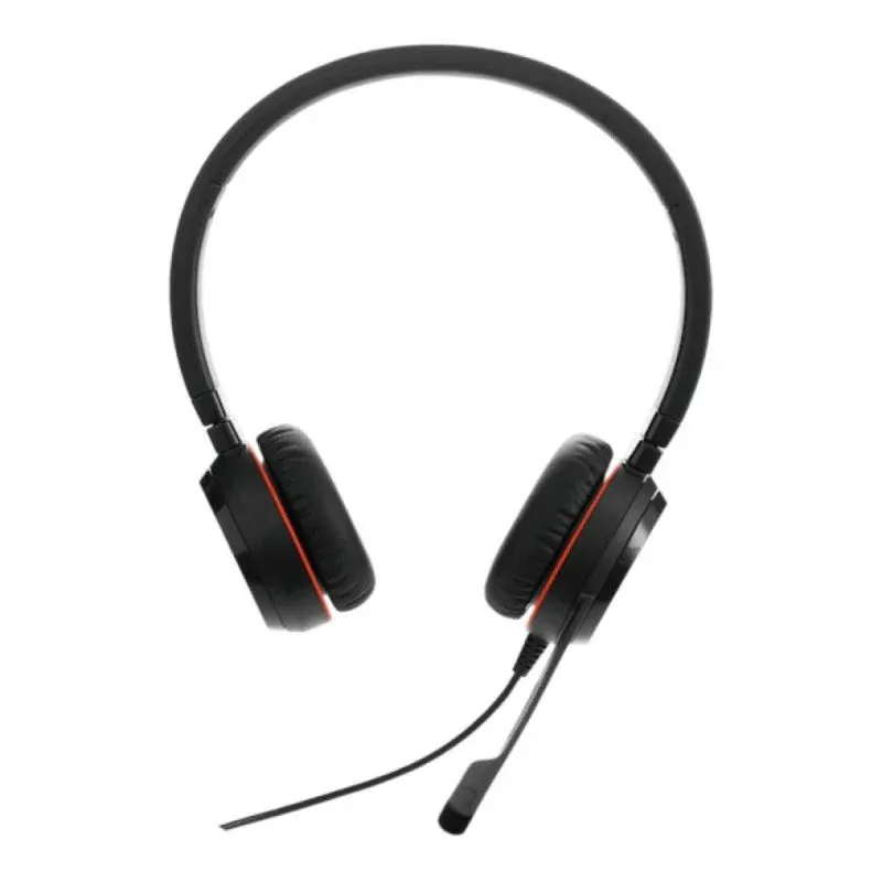 Jabra Evolve 30 II Headset Binaural USB-C/A para Escritório com Cancelamento de Ruido