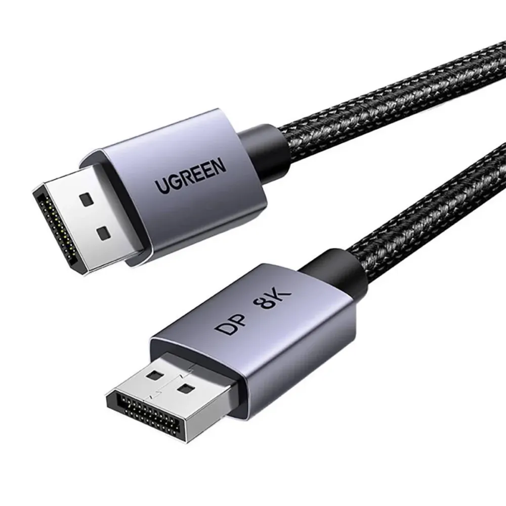 Cabo DisplayPort 1.4 Ugreen DP120 8K 3M Preto