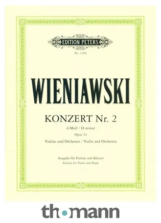 Edition Peters Wieniawski Violinkonzert Nr. 2