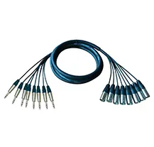 Cabo Multicore PowerAcoustics CAB2225 6mts 8XlrM/8JackStM